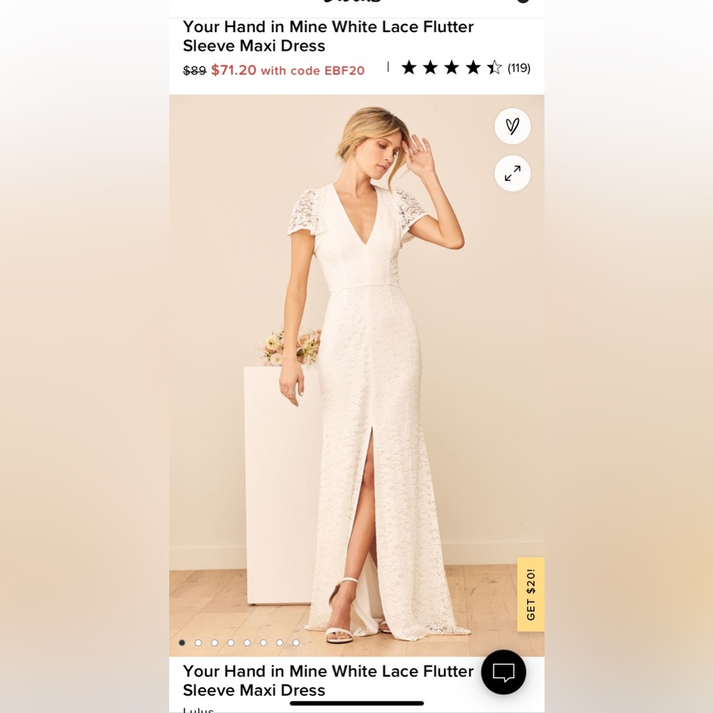 Lulus Your Hand in Mine Maxi Size L